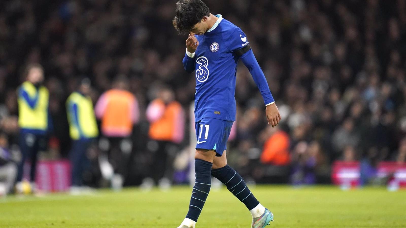 Joao Félix, expulsión y derrota en su debut con el Chelsea