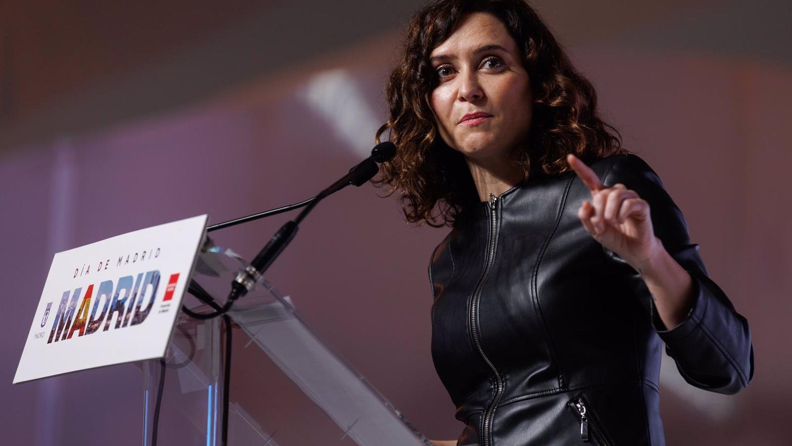 Díaz Ayuso se desmarca de Vox y anuncia que lanzará un portal con medidas de apoyo a la maternidad y la natalidad