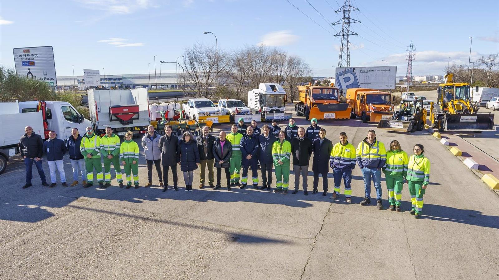 Torrejón tiene preparado un amplio dispositivo ante posibles nevadas