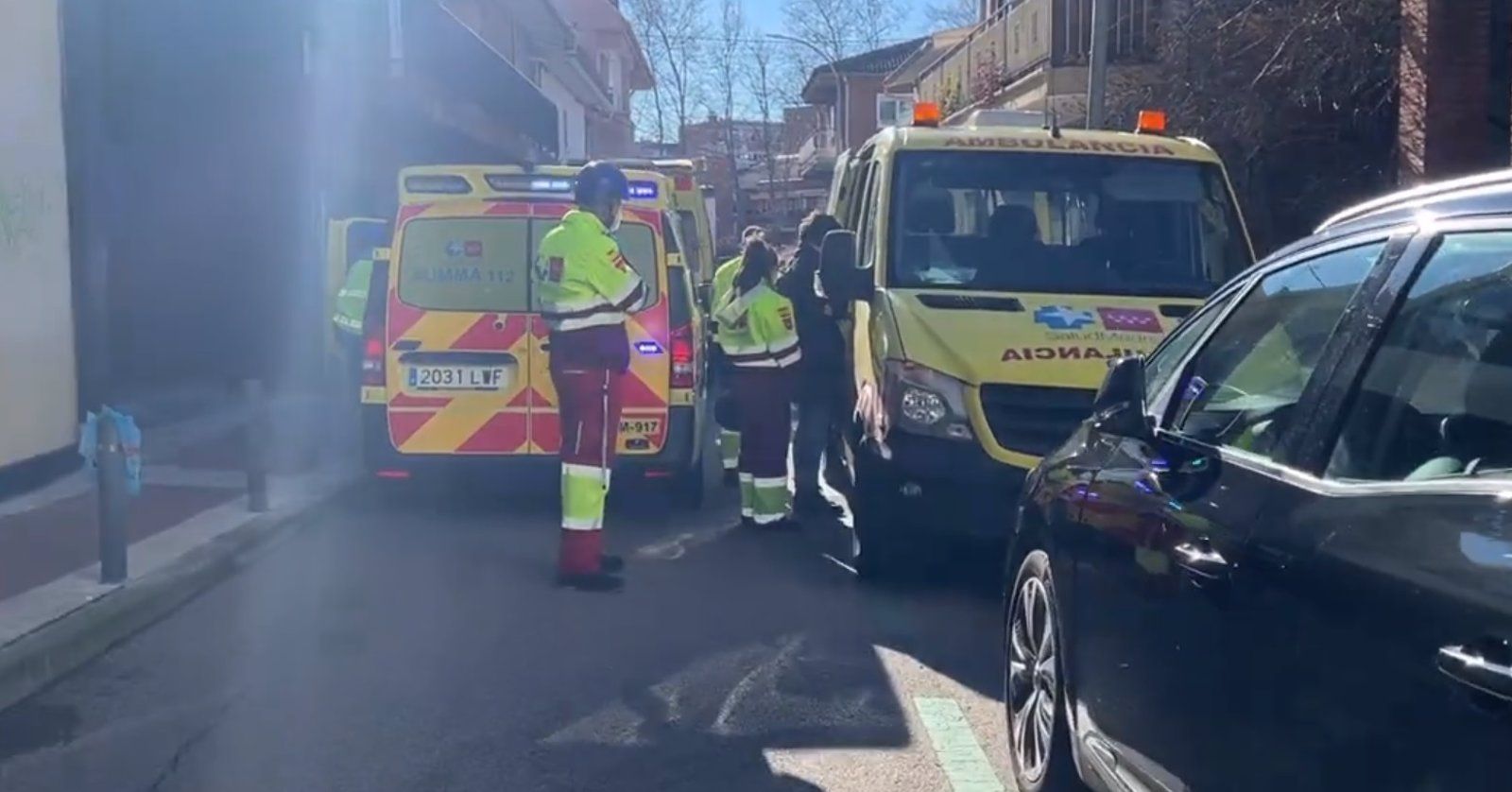 Ocho heridos, cuatro guardias civiles, en el desalojo de una casa 'okupada' en Collado Villalba