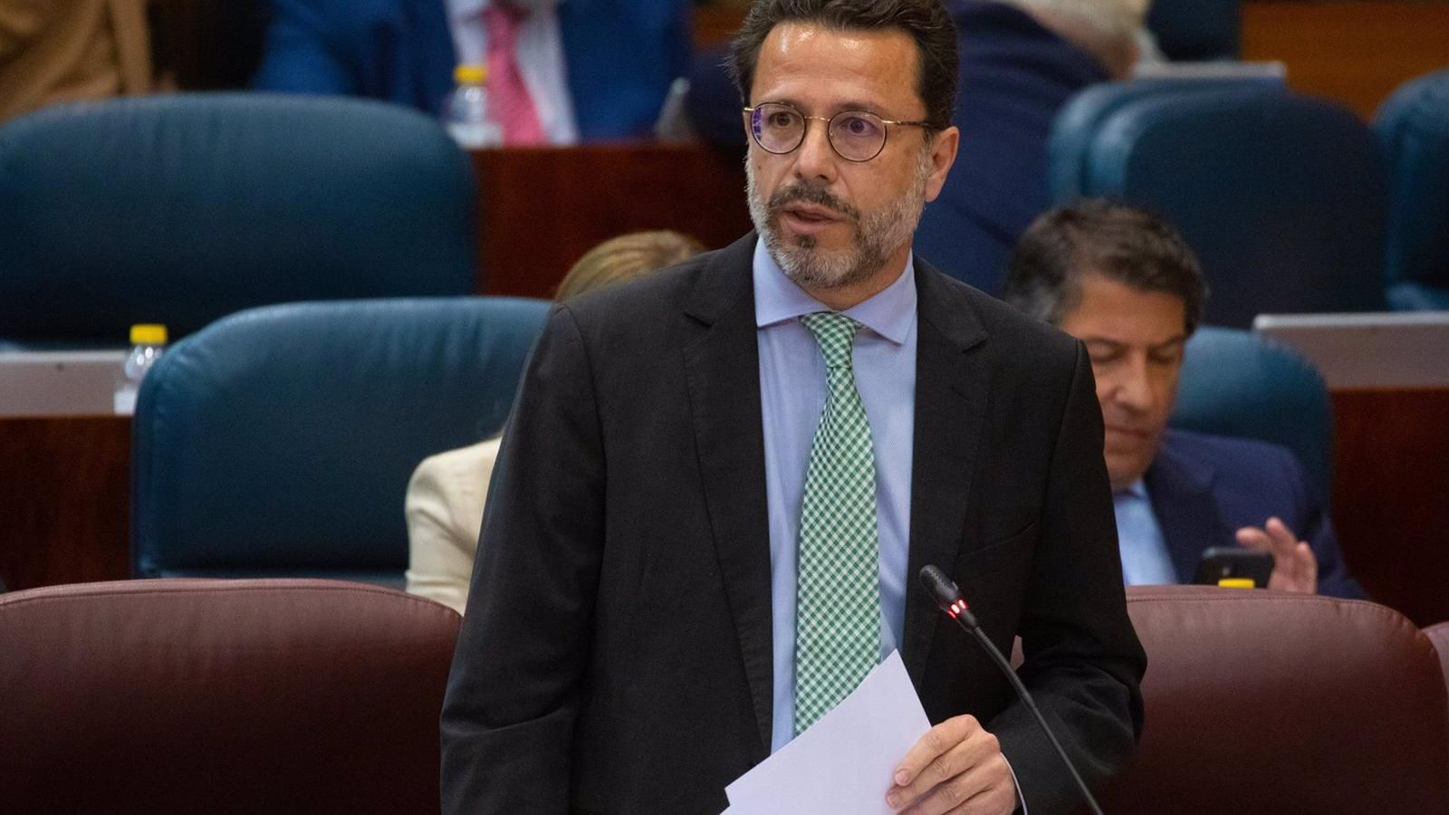 Lasquetty critica el rechazo de Vox a los Presupuestos y vaticina que tras las elecciones lo sucedido no se repetirá