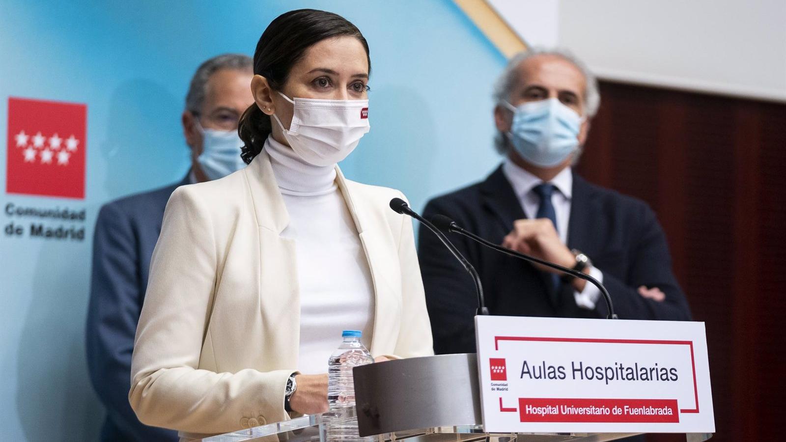 Díaz Ayuso censura la "huelga política" y asegura que la manifestación del domingo "no va de sanidad pública"