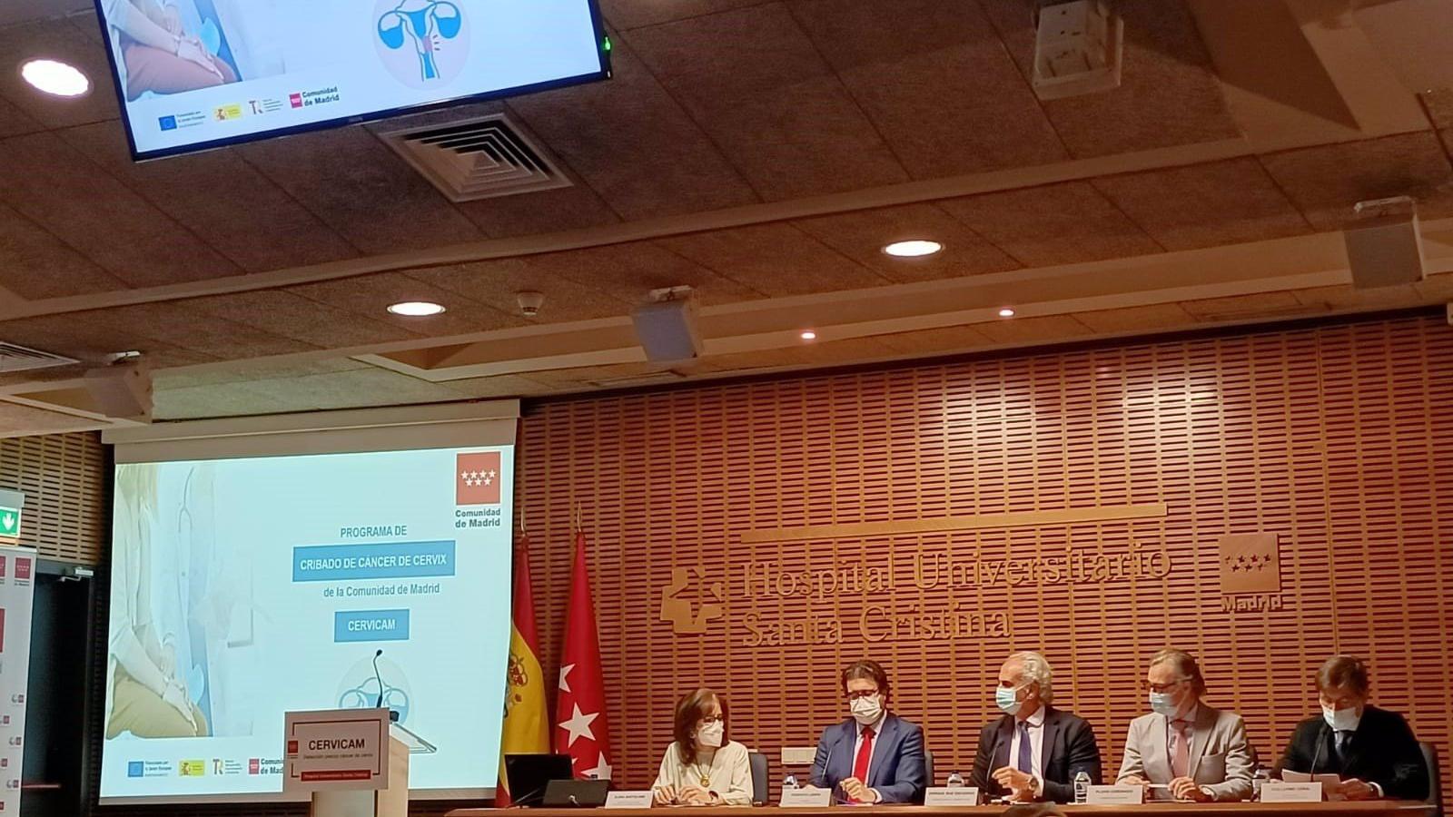 El Programa de Detección Precoz de Cáncer de Cérvix se incorpora en abril  a la cartera de servicios de la sanidad pública madrileña