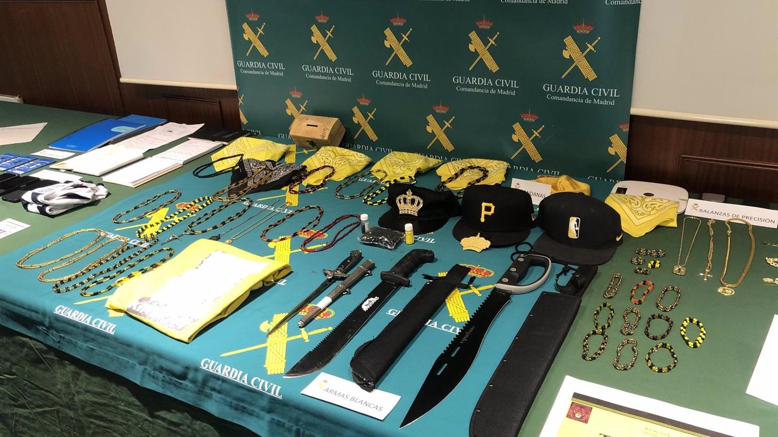 La Guardia Civil da por descabezada la facción "más violenta" de los Latin Kings