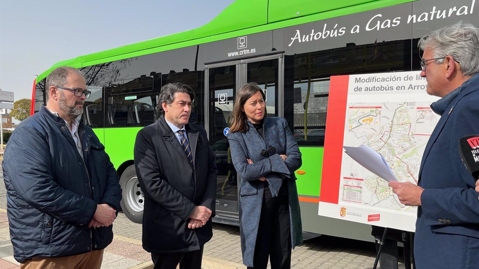 La línea urbana de autobús de Arroyomolinos pasa a ser una circular con doble sentido