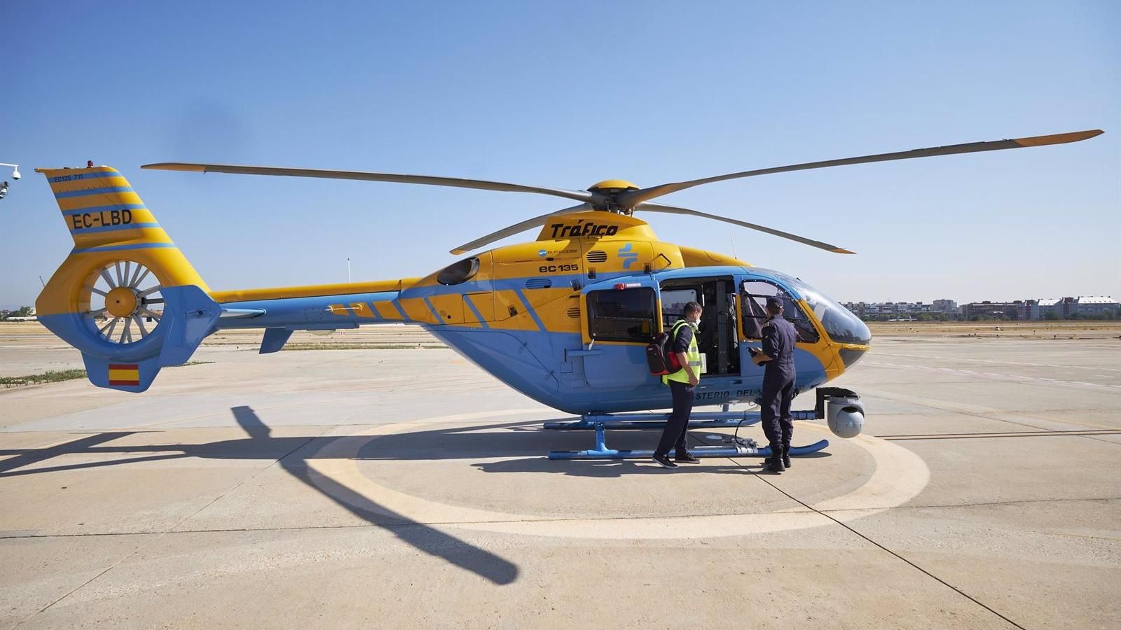 El piloto del helicóptero de la DGT que se estrelló en Madrid fue detenido al dar positivo en cocaína y metanfetaminas