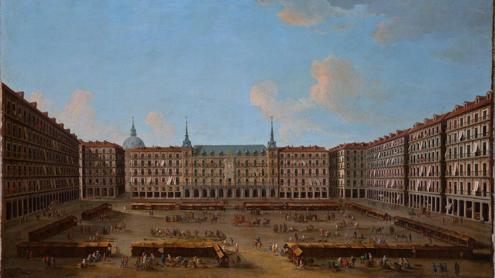 Una exposición en la Real Casa de Correos hasta el 23 de abril reúne 400 años de historia de Madrid a través de pinturas y dibujos