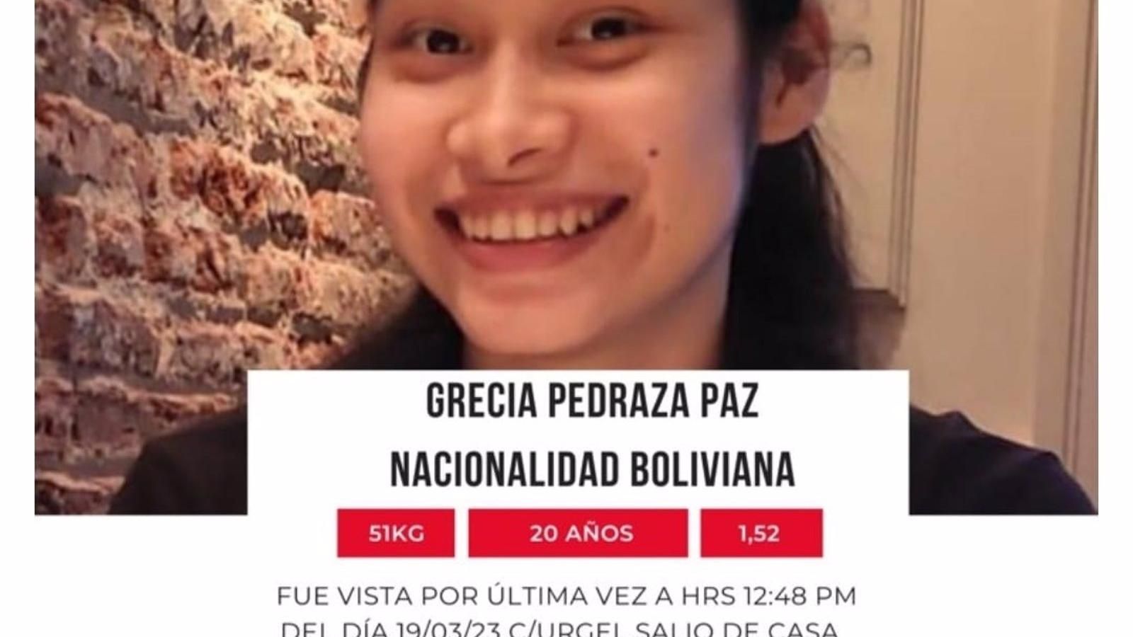  Buscan a una joven boliviana de 20 años desaparecida en Madrid la pasada semana