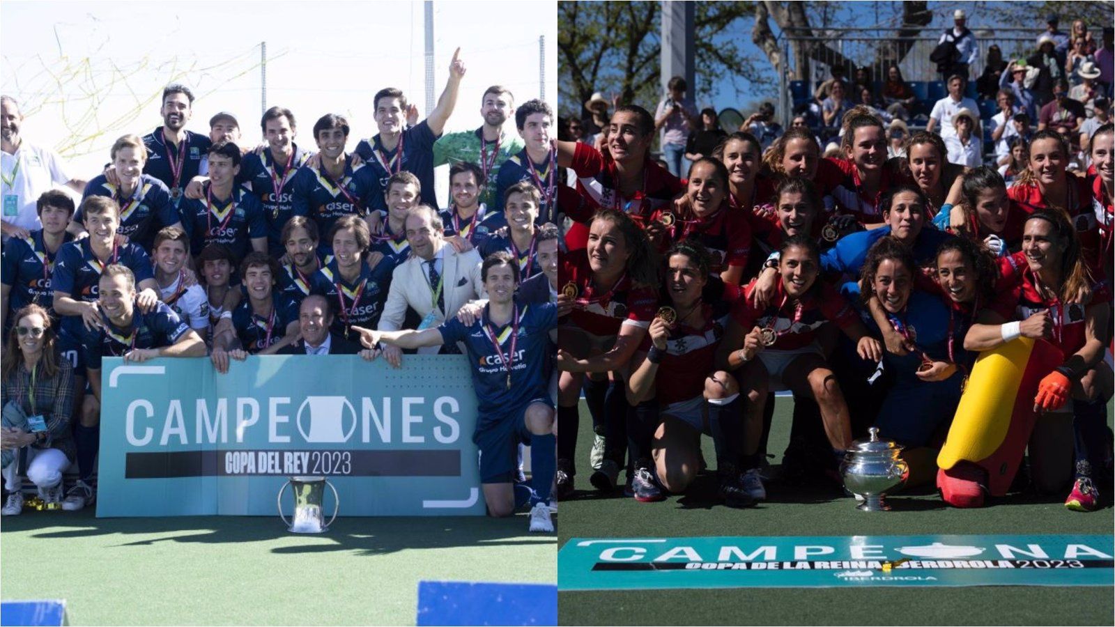 Club de Campo y RC Polo, campeones de Copa de hockey hierba Club de Campo y RC Polo, campeones de Copa de hockey hierba