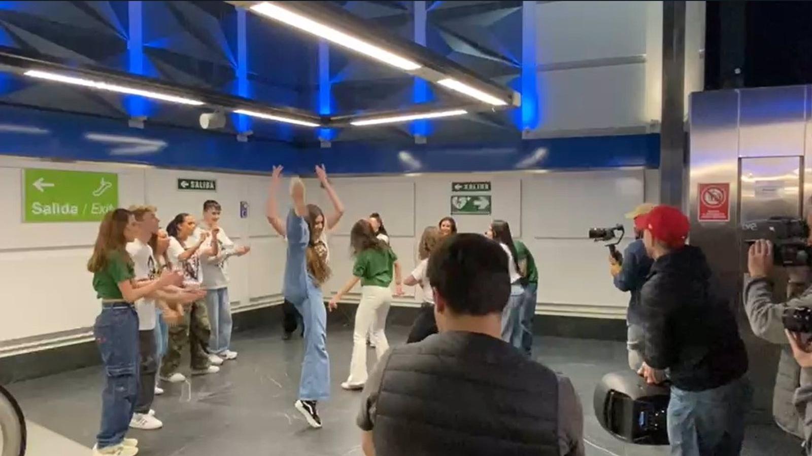 La estación de Metro de Gran Vía se transforma en el escenario de 'Malinche' por el Día Mundial del Teatro La estación de Metro de Gran Vía se transforma en el escenario de 'Malinche' por el Día Mundial del Teatro