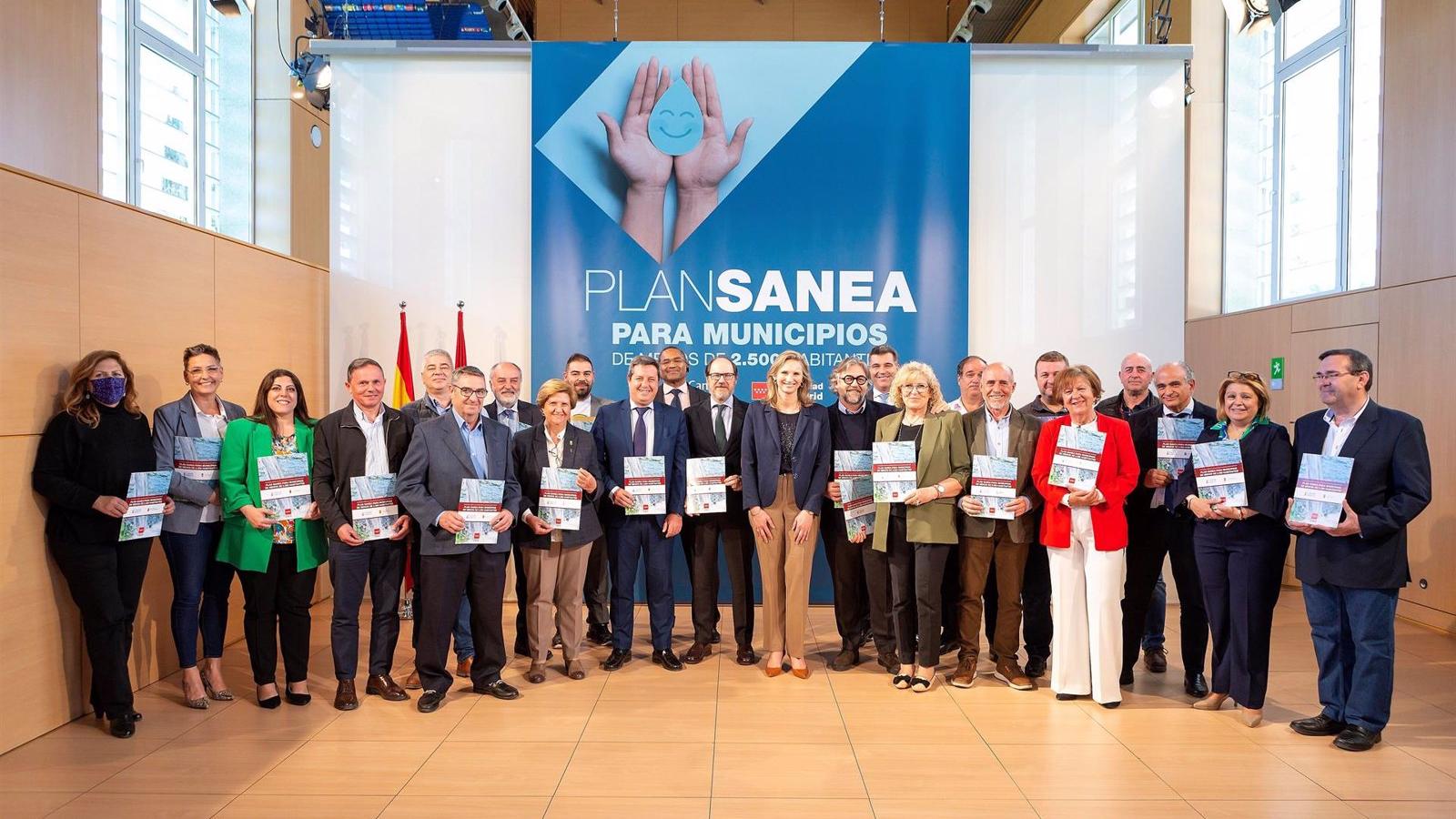 La Comunidad ampliará el Plan Sanea a los municipios de menos de 2.500 habitantes