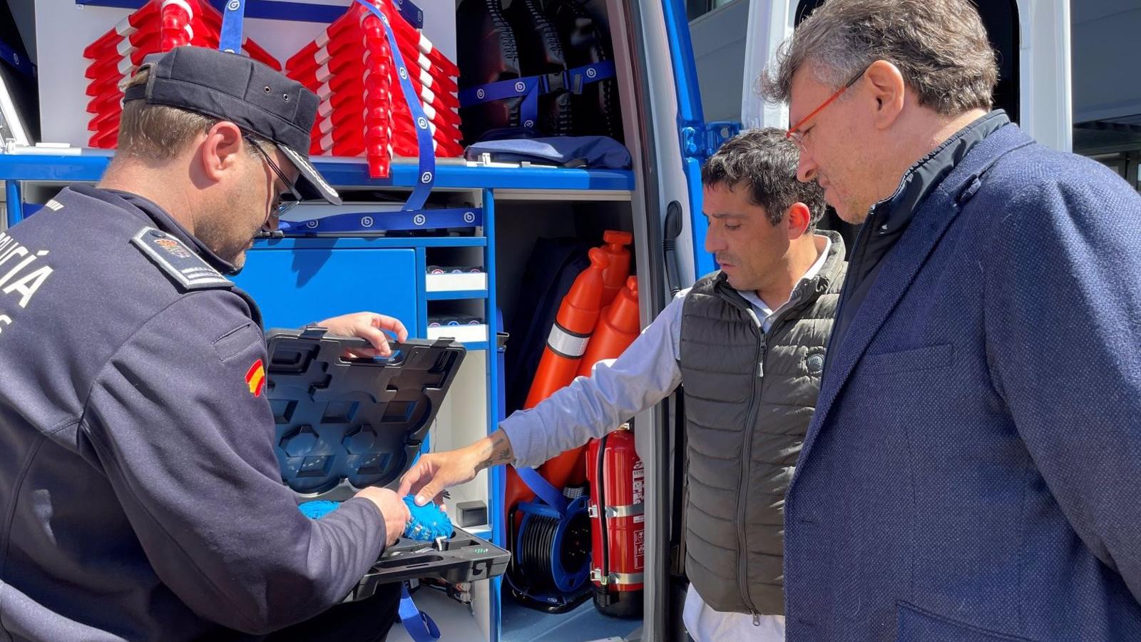 La Policía Local de Sanse estrena un nuevo vehículo de atestados altamente especializado