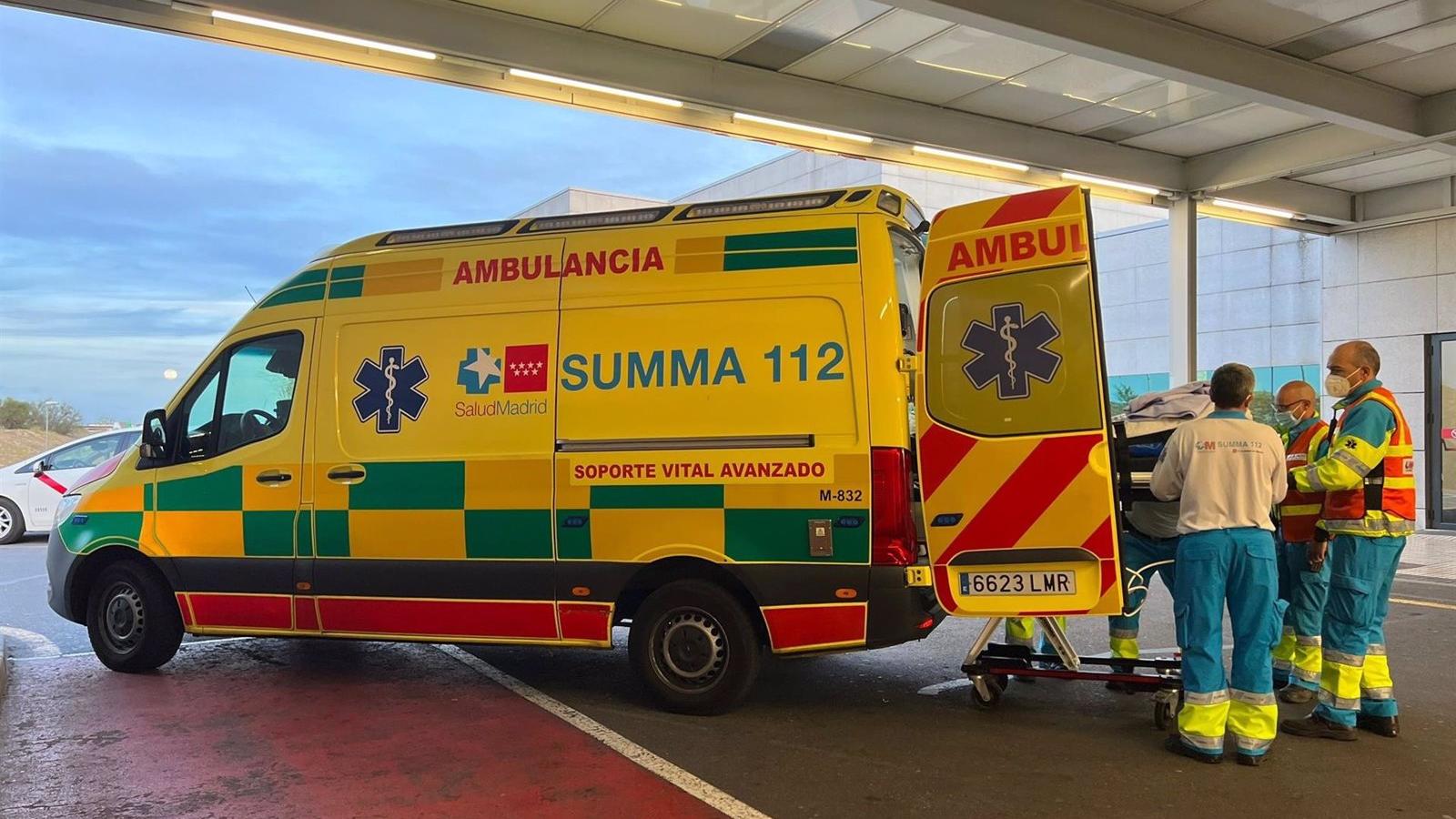 En estado muy grave una mujer de 40 años tras ser atropellada por una moto en la M-505 en Galapagar
