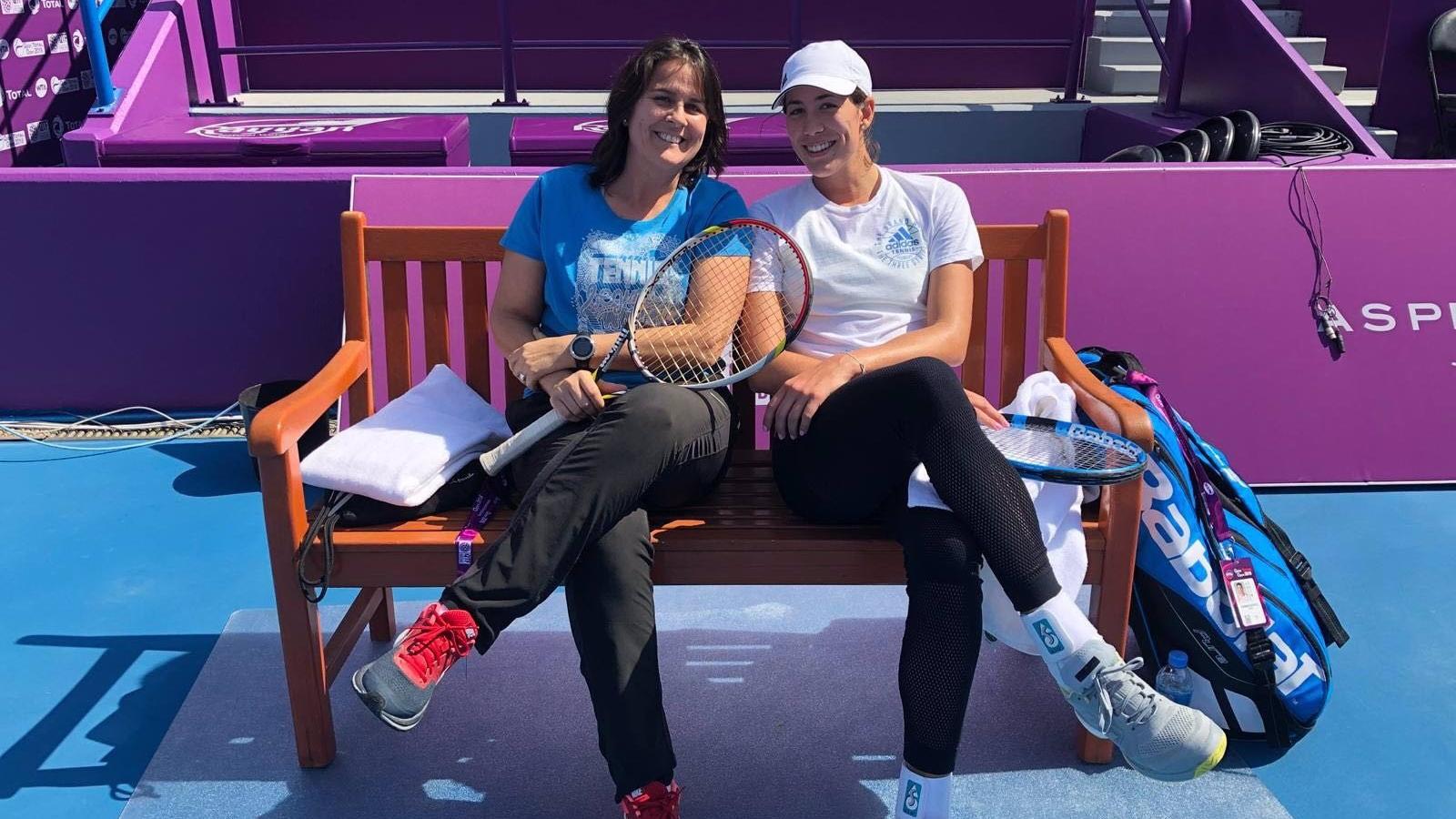 Garbiñe Muguruza y Conchita Martínez separan sus caminos "de mutuo acuerdo"