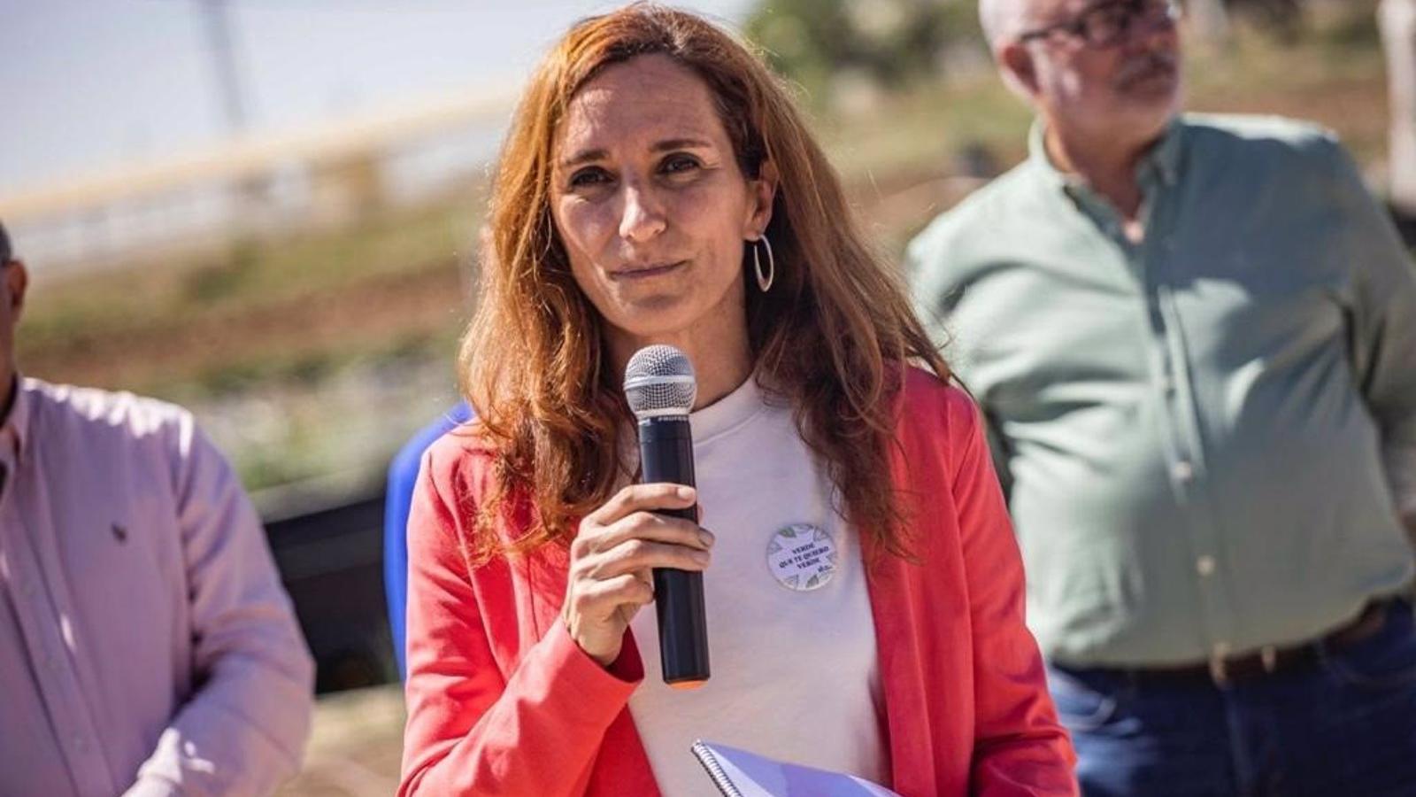 Mónica García propone un plan de choque contra el calor con diez millones para toldos, cubiertas en parques y apertura de piscinas