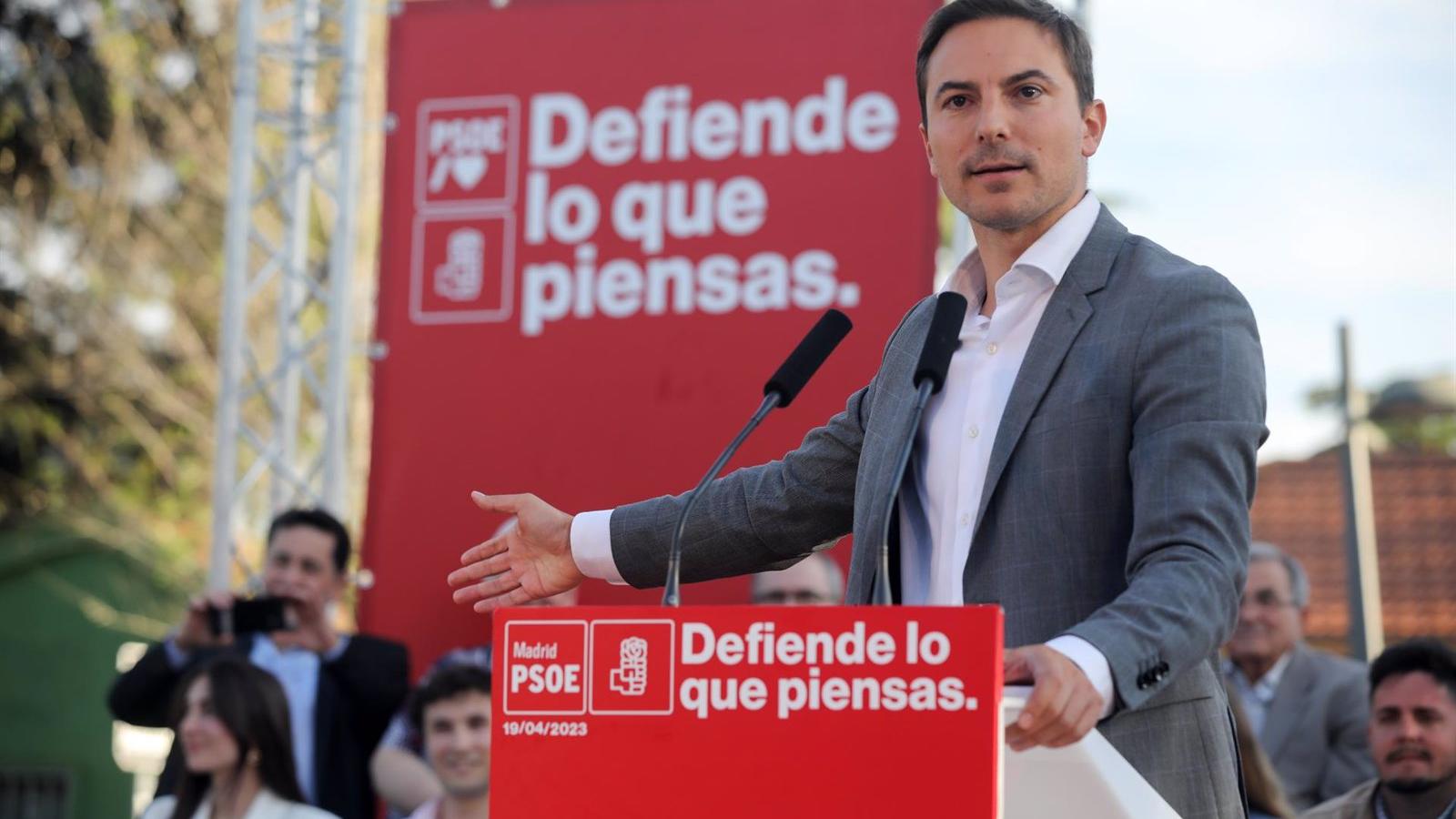 Lobato dice que la mayoría de los madrileños le ven como "el referente de la oposición"