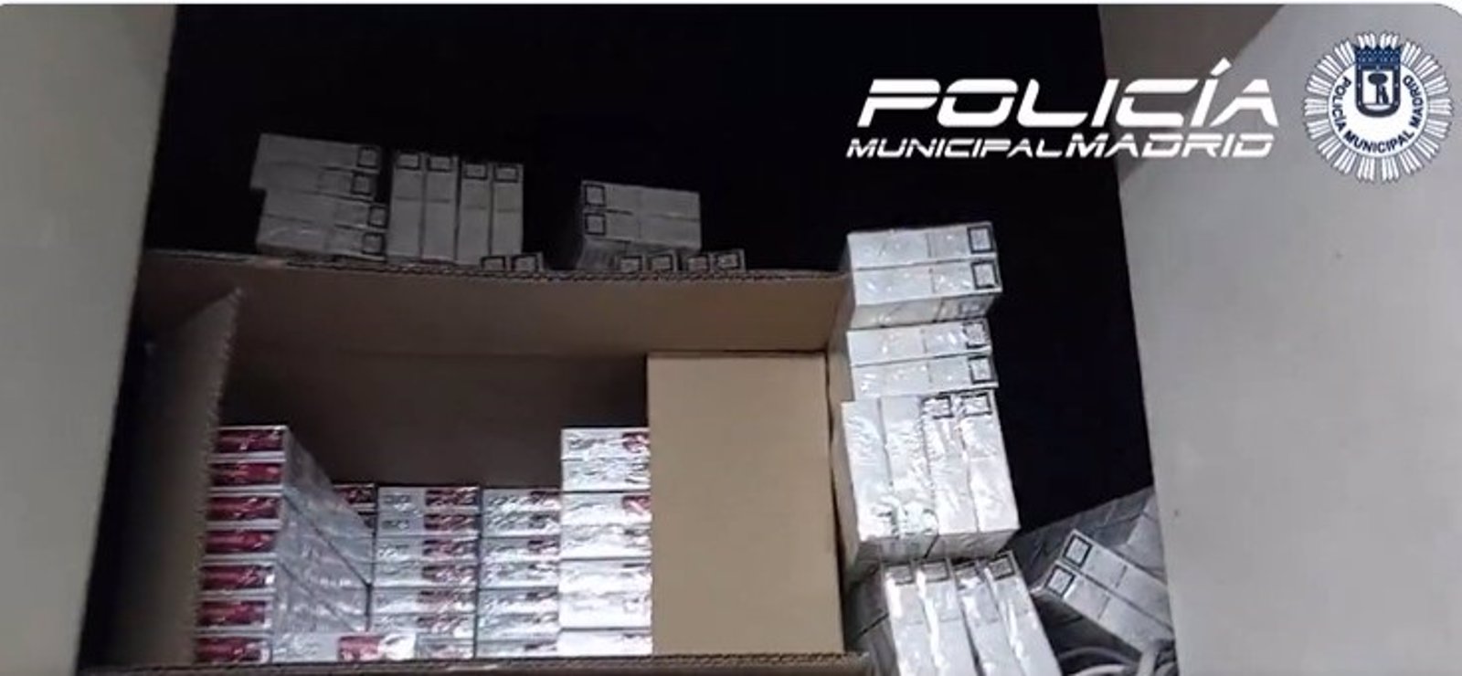 Incautadas 617 cajetillas de contrabando en un local de Fuencarral sin licencia que vendía tabaco a menores