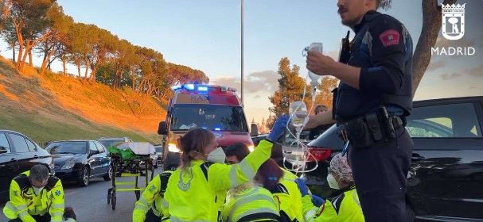 Muy grave un niño de ocho años tras ser atropellado por una moto en la calle Rosaleda