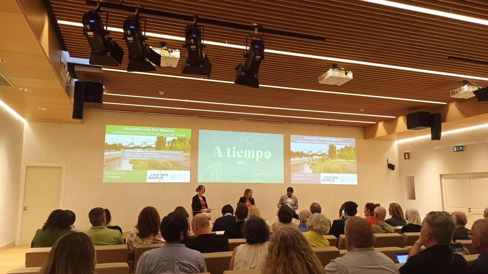 Maestre promete desmantelar el Scalextric e iniciar la reforma de la A-5, la entrada de la A-42 y Bravo Murillo