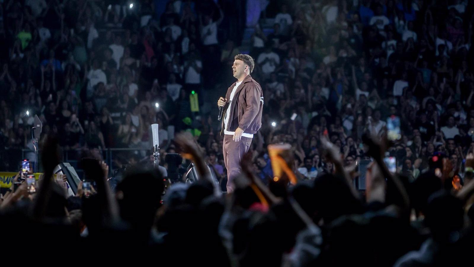 Quevedo se presentó ante una multitud en el WiZink Center de Madrid