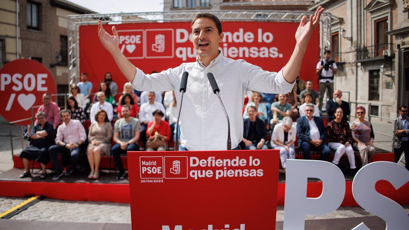 Lobato destaca que "el único partido que sube en las encuestas en Madrid es el PSOE"