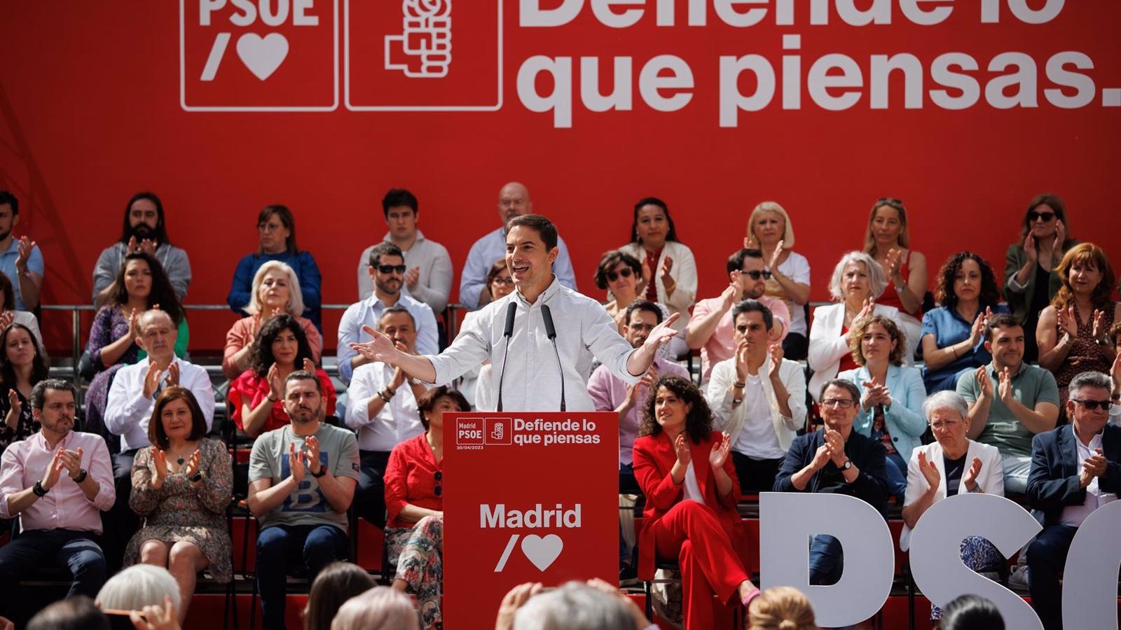 Lobato defiende que llegó al PSOE-M en el "peor momento de su historia" y ha logrado frenar la tendencia negativa