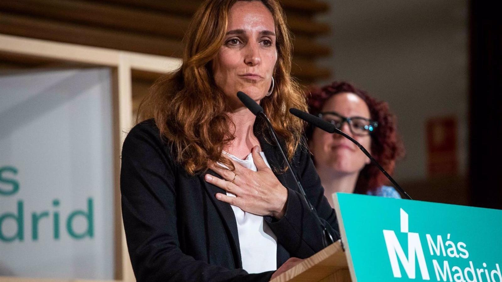 Mónica García asegura que Más Madrid está "jugándose la final" con el PP