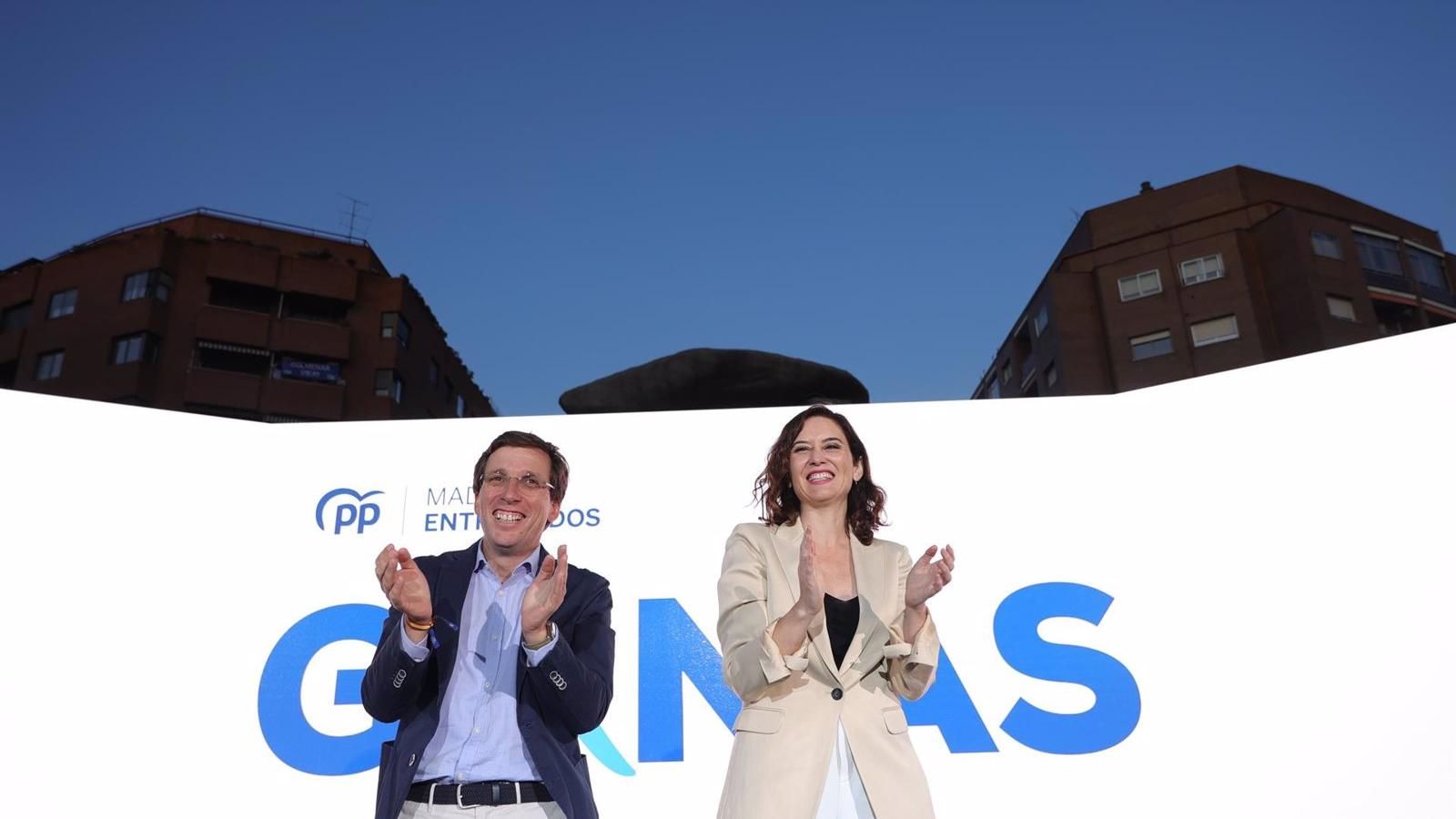 Díaz Ayuso y Martínez-Almeida arrancan unas elecciones "fundamentales" para frenar "la decadencia" e "inmoralidad"