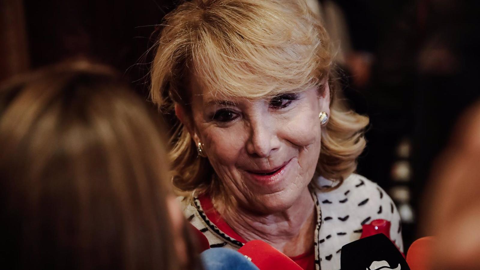 Esperanza Aguirre, a Pedro Sánchez por las listas de Bildu: "Que te vote Txapote"