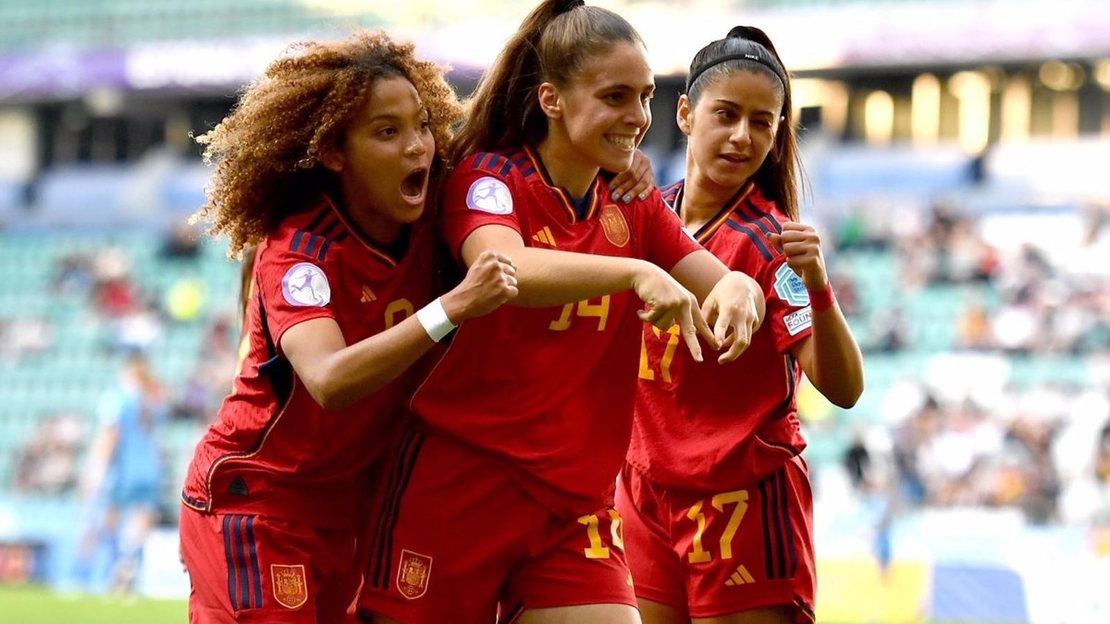 España gana 'in extremis' a Inglaterra y se mete en la final del Europeo femenino sub-17