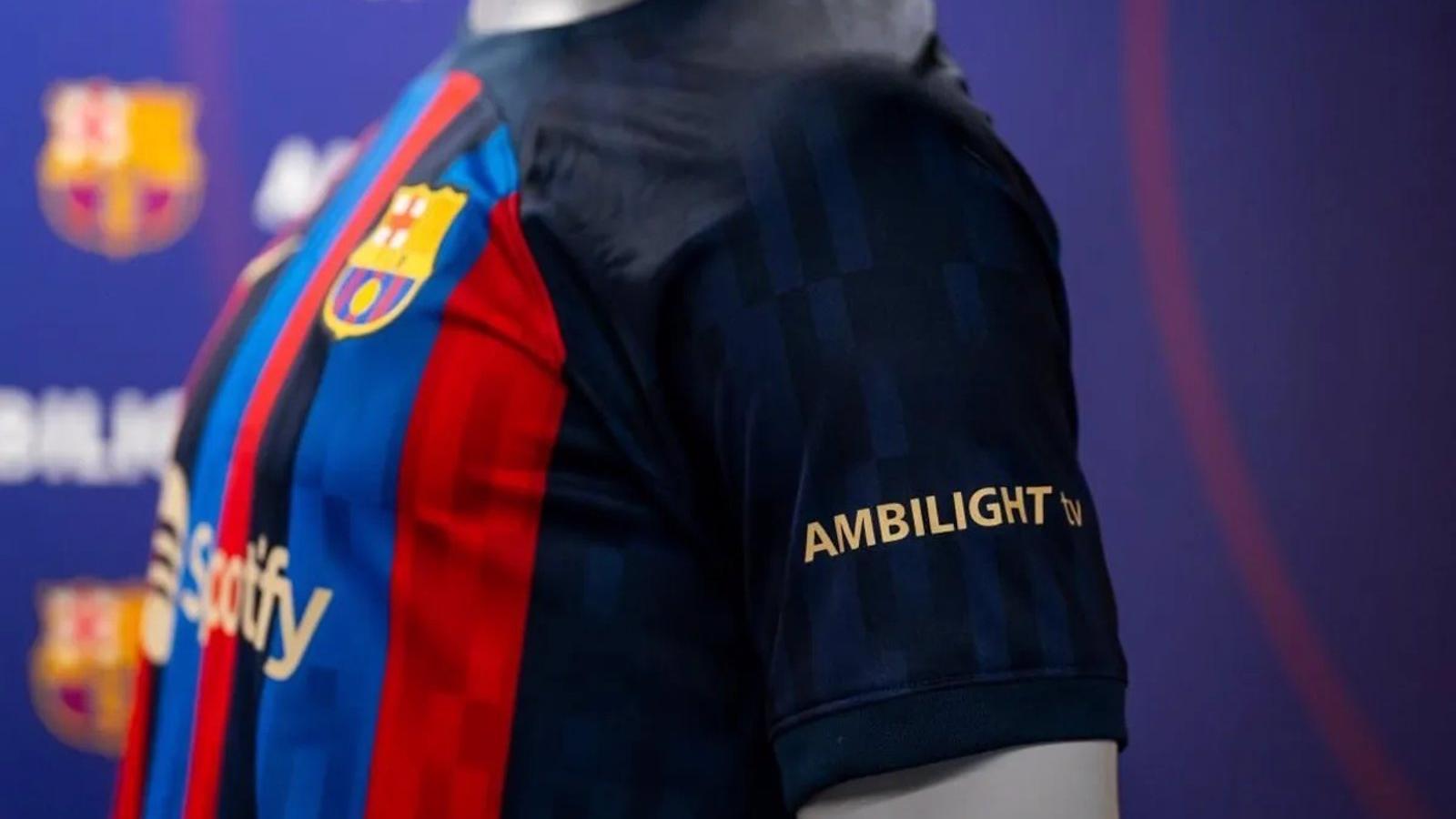 El Barça lucirá 'Ambilight TV' en la manga de la camiseta