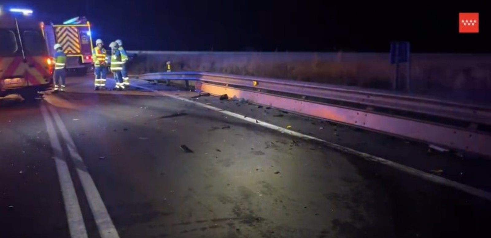 Un muerto y un herido en una colisión frontal entre un turismo y una furgoneta en la M-600 en Brunete Un muerto y un herido en una colisión frontal entre un turismo y una furgoneta en la M-600 en Brunete