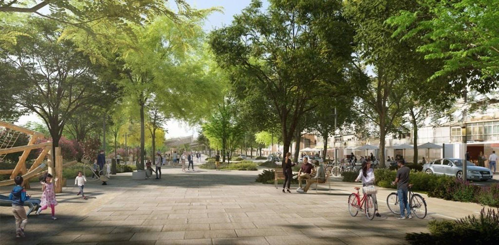 El proyecto del Ayuntamiento para soterrar la A-5 incluye 3 km peatonales, carril bici y 7 hectáreas de zonas verdes