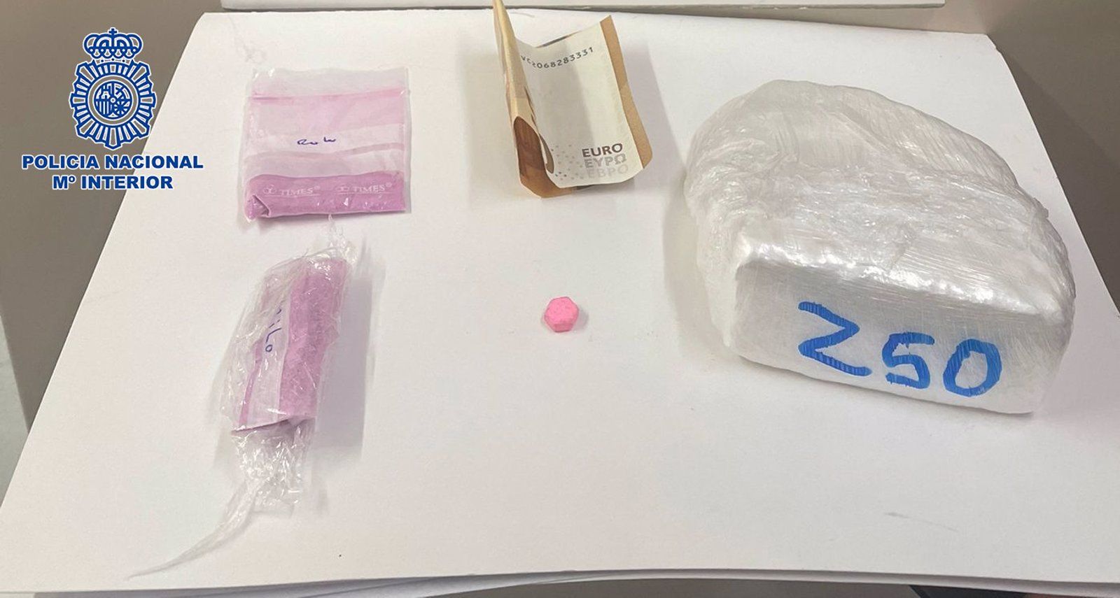Cuatro detenidos en Leganés en un intercambio de drogas, entre otras, 'cocaína rosa'