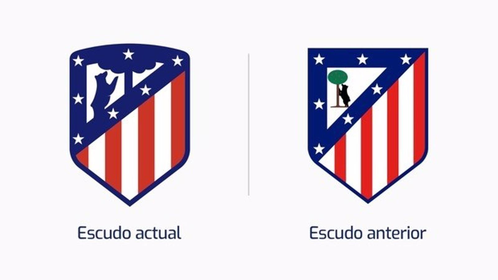 El Atlético abre la votación para que los socios decidan si quieren volver al antiguo escudo 