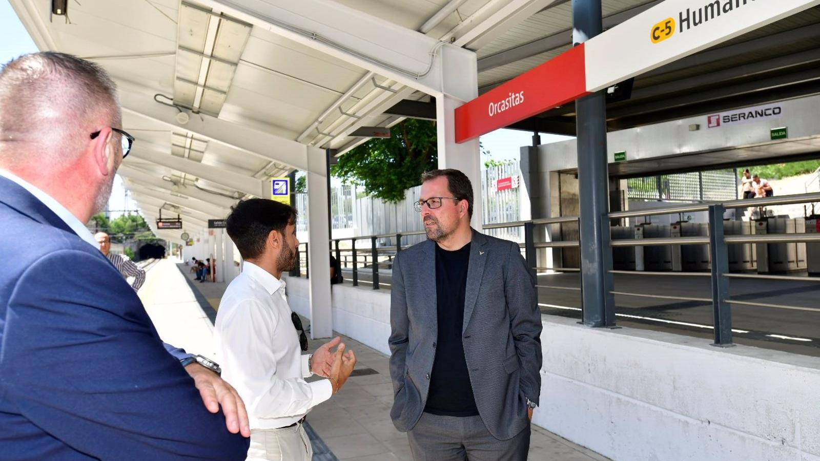 Concluyen las obras de mejora de la estación de Cercanías de Orcasitas