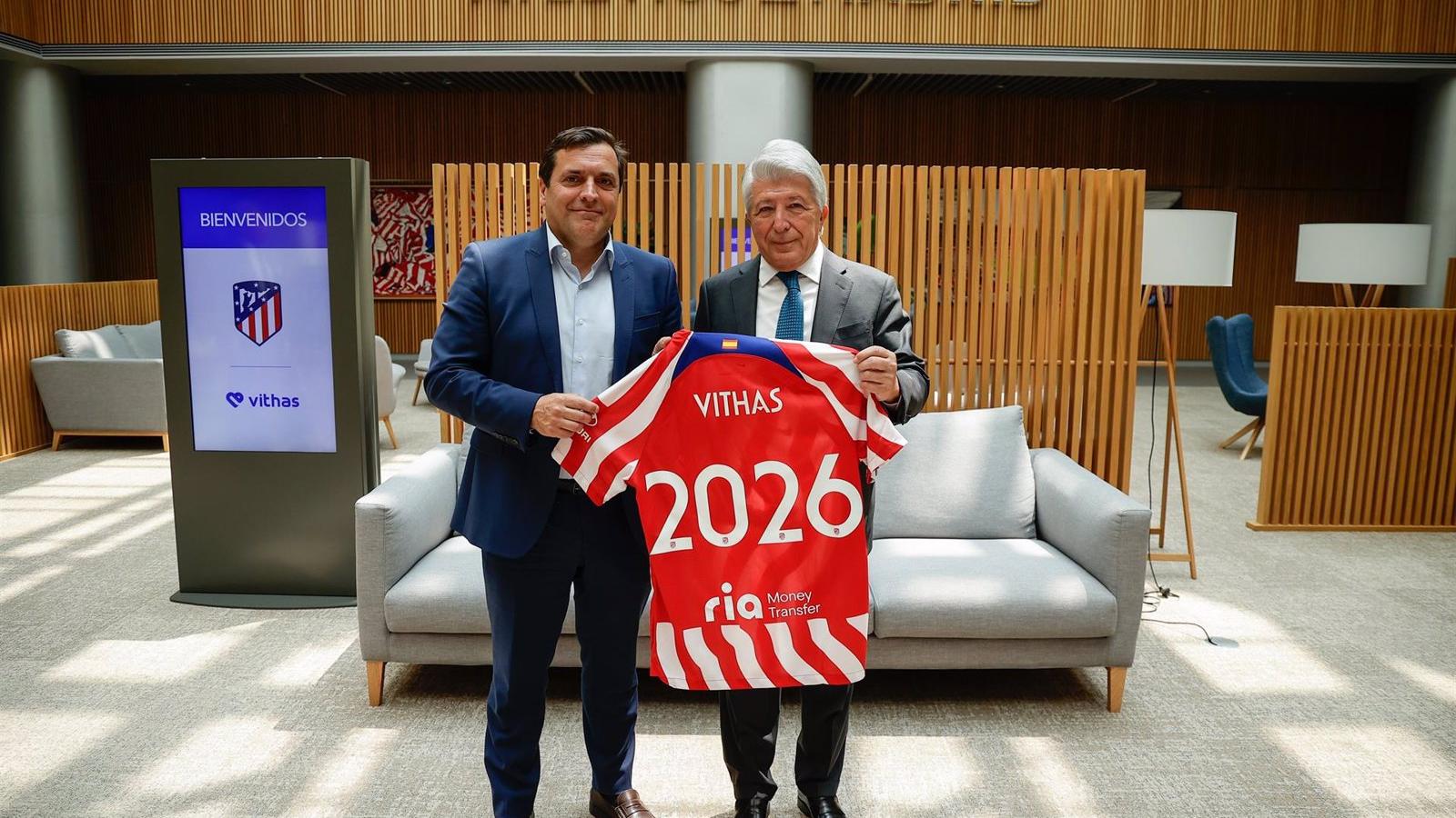 Vithas, Patrocinador Oficial de los Servicios Médicos del Atlético de Madrid hasta 2026
