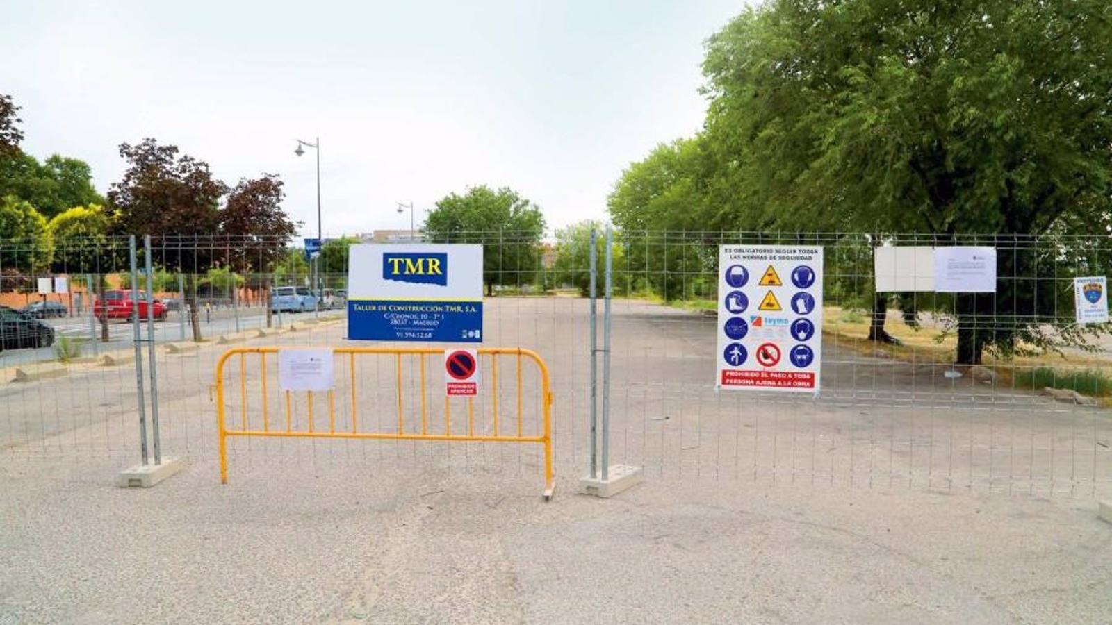 Arrancan las obras del aparcamiento subterráneo junto al Bulevar Salvador Allende en Alcobendas