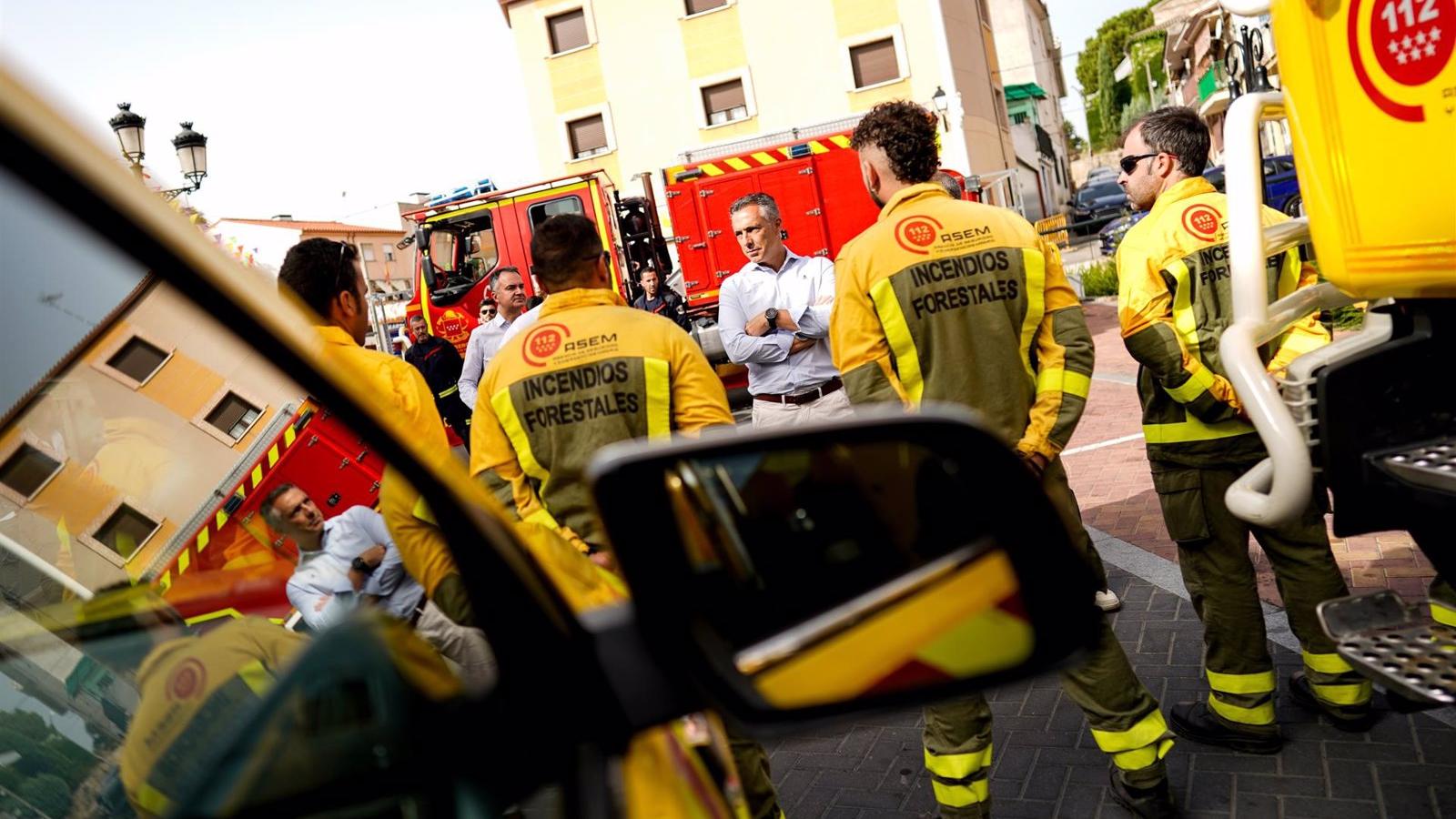 El Gobierno regional organiza un servicio de prevención por incendios forestales ante los fuegos artificiales de fiestas