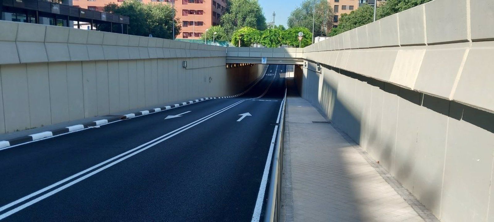 Finalizan las obras en la conexión peatonal de las calles Estrella de Naos y del Oriana, en Arganzuela
