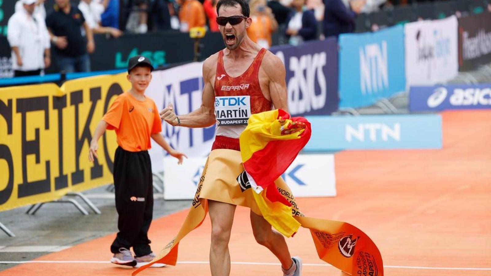 AMP.- Atletismo/Mundial.- Álvaro Martín, campeón del mundo de 20 km marcha