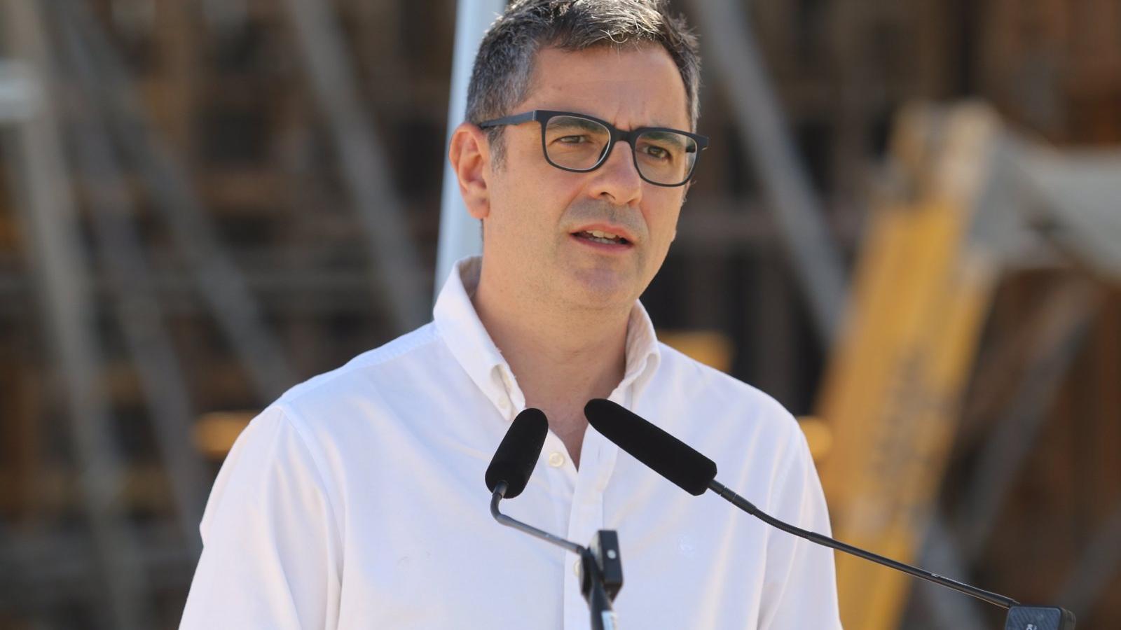 Bolaños anuncia que el Gobierno actuará si no se producen los acontecimientos que esperan contra Rubiales