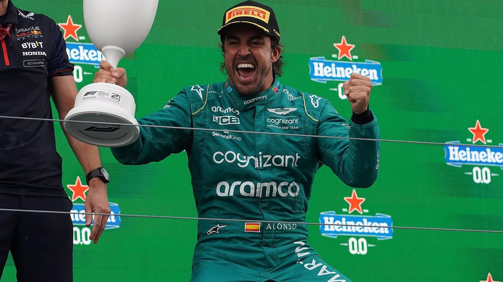 Fernando Alonso: "Ha sido una vuelta soñada después del parón" Fernando Alonso: "Ha sido una vuelta soñada después del parón"