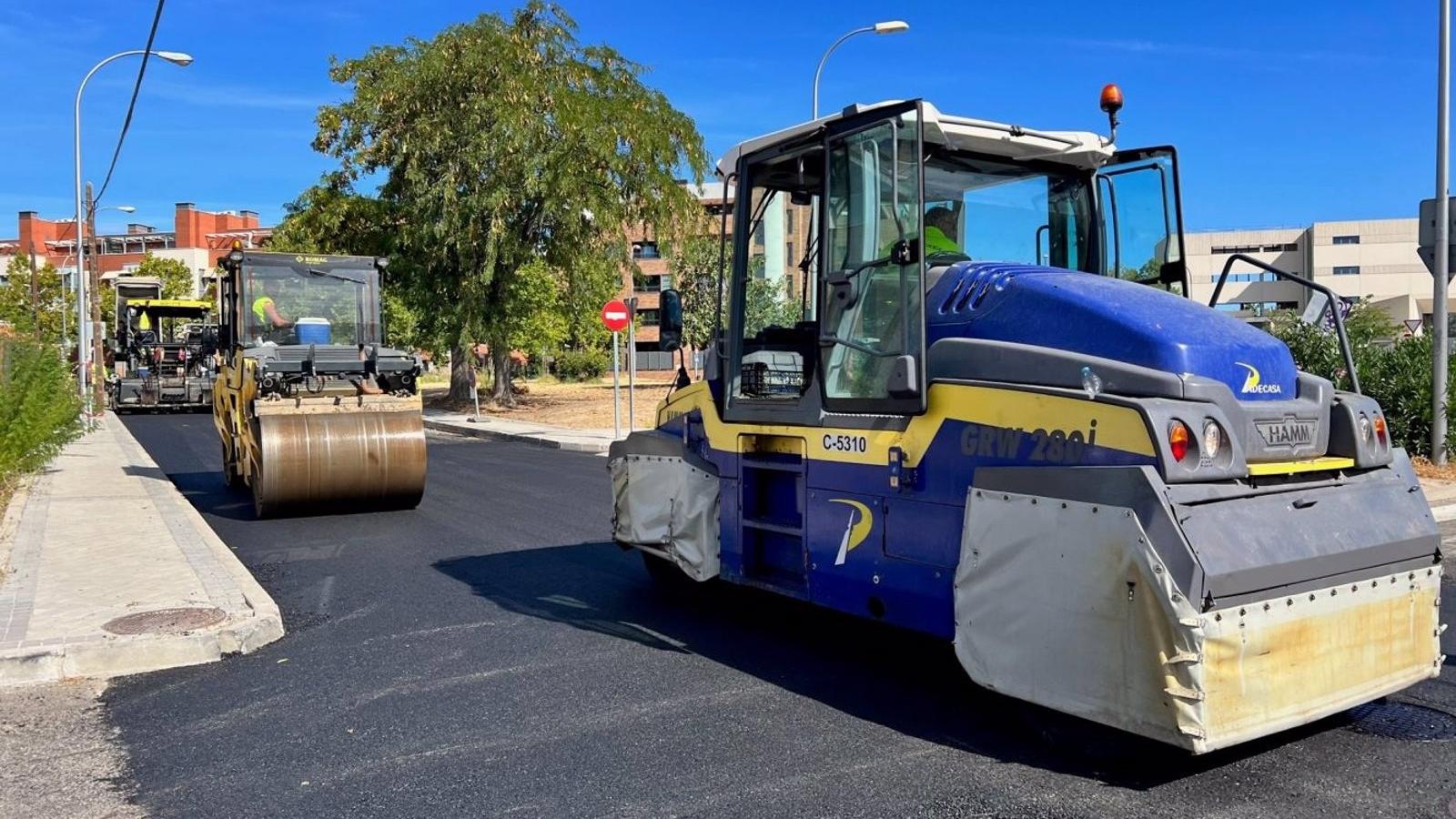 Operación Asfalto en Barajas con la renovación del pavimento en 15 calles y una inversión de 500.000 euros