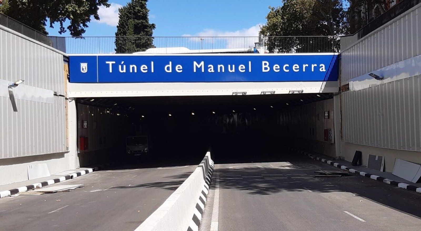 El túnel de Manuel Becerra reabre al tráfico tras finalizar las obras de reparación