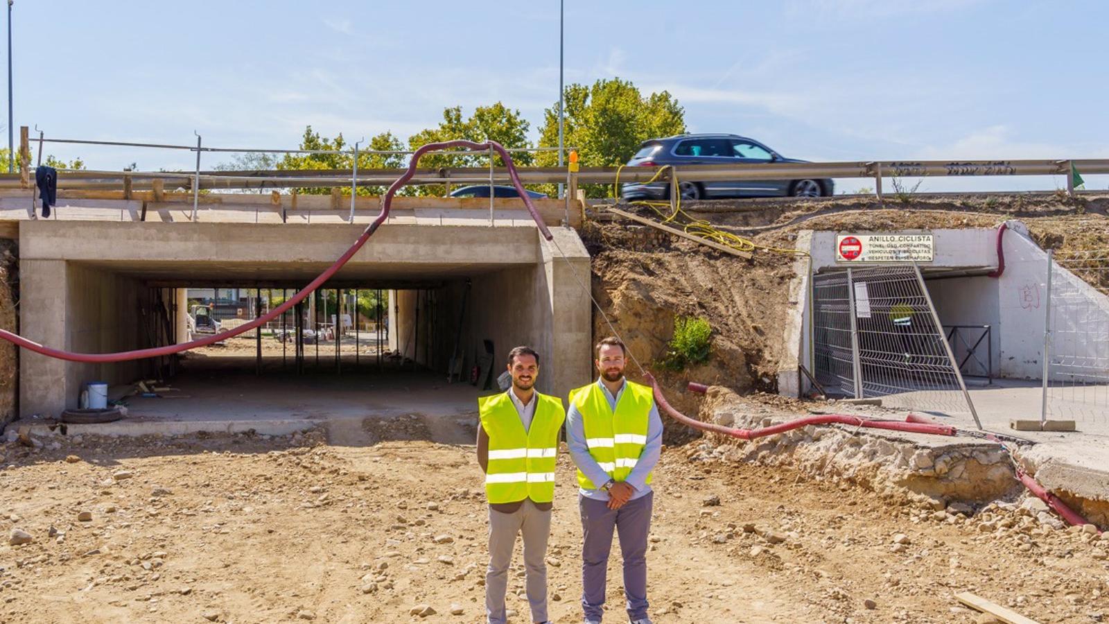 Finalizadas las obras de la pantalla acústica para reducir el ruido ambiental en el barrio de Fresnos de Torrejón