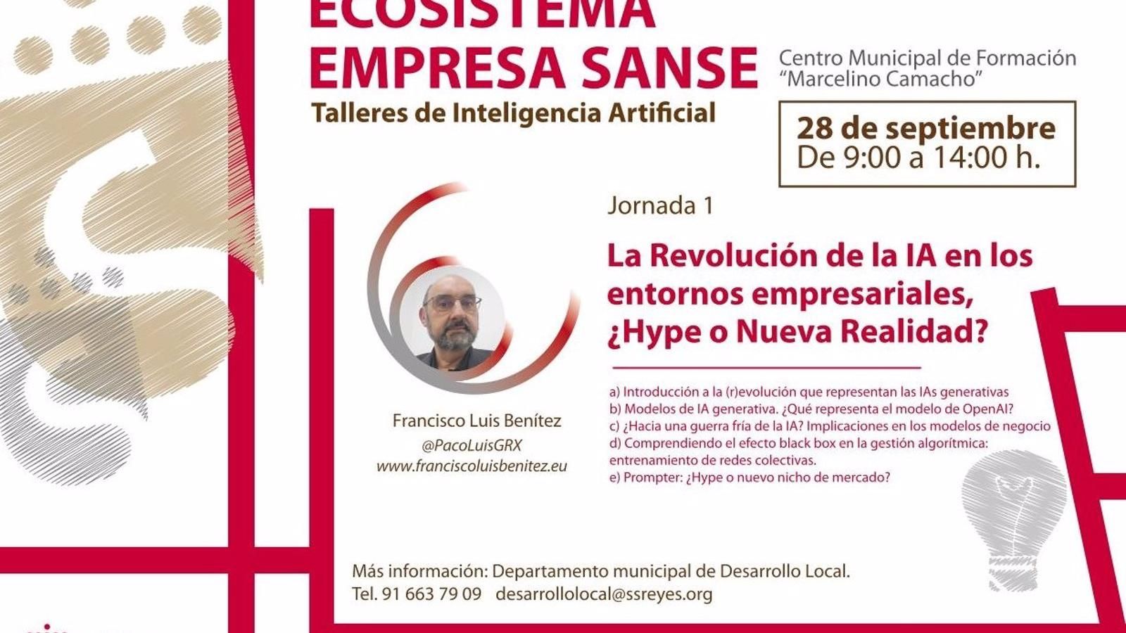La Inteligencia Artificial centrará un nuevo ciclo de formación del 'Ecosistema Empresa Sanse'