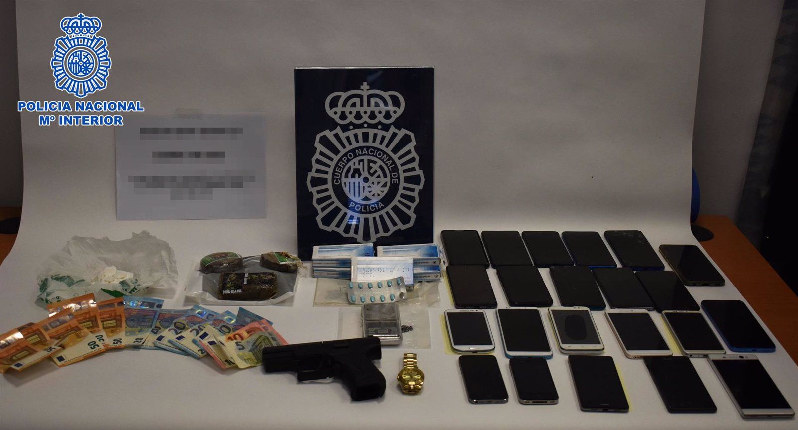  Dos detenidos y desmantelado un narcopiso en Alcorcón