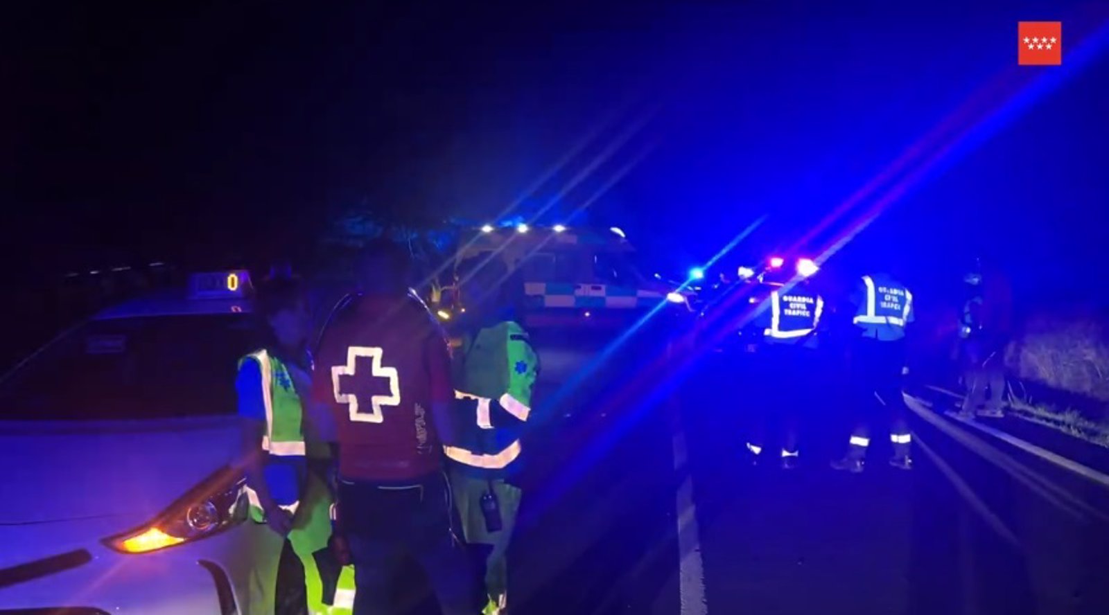 Muere una mujer en accidente de moto en Navacerrada y otro herido grave en San Fernando