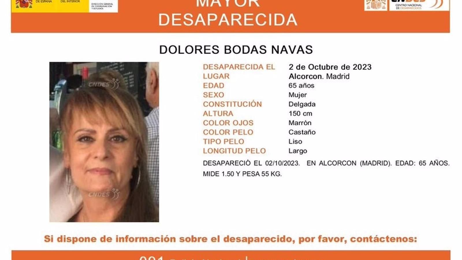 Buscan a una mujer de 65 años desaparecida el lunes en Alcorcón